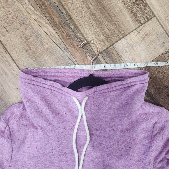 T by Talbots Womens Cowl Neck Purple Active Sweater Size Medium - Picture 14 of 14